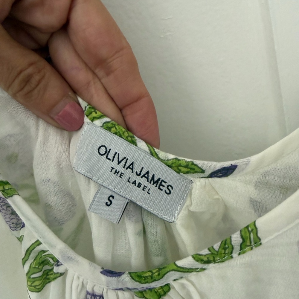 NWOT Olivia James Block print midi dress - size S - Picture 2 of 4